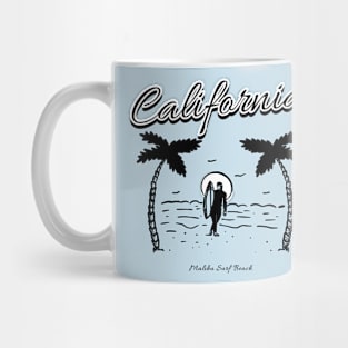 Surfing's the source. Can change your life. Surf time. Mug